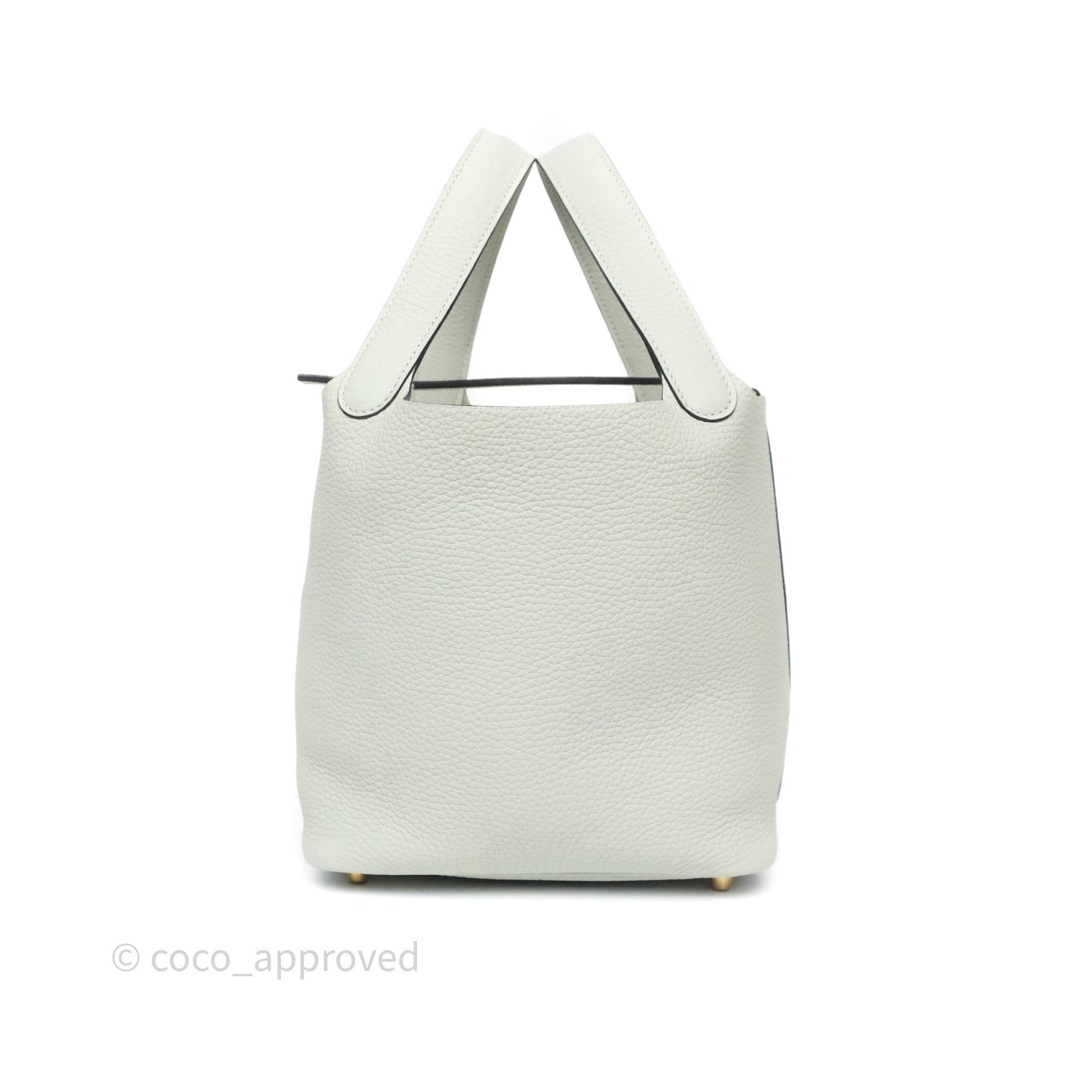 Hermès Picotin 18 Gris Neve 0W Clemence Gold Hardware
