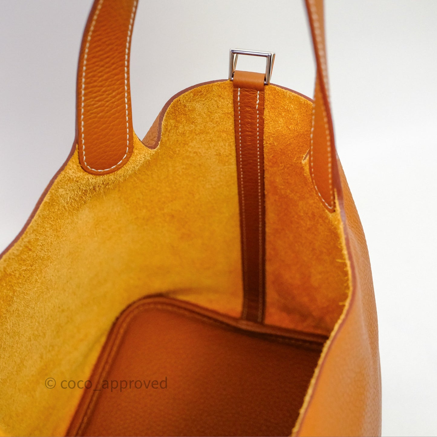 Hermès Picotin 22 Gold Clemence Palladium Hardware