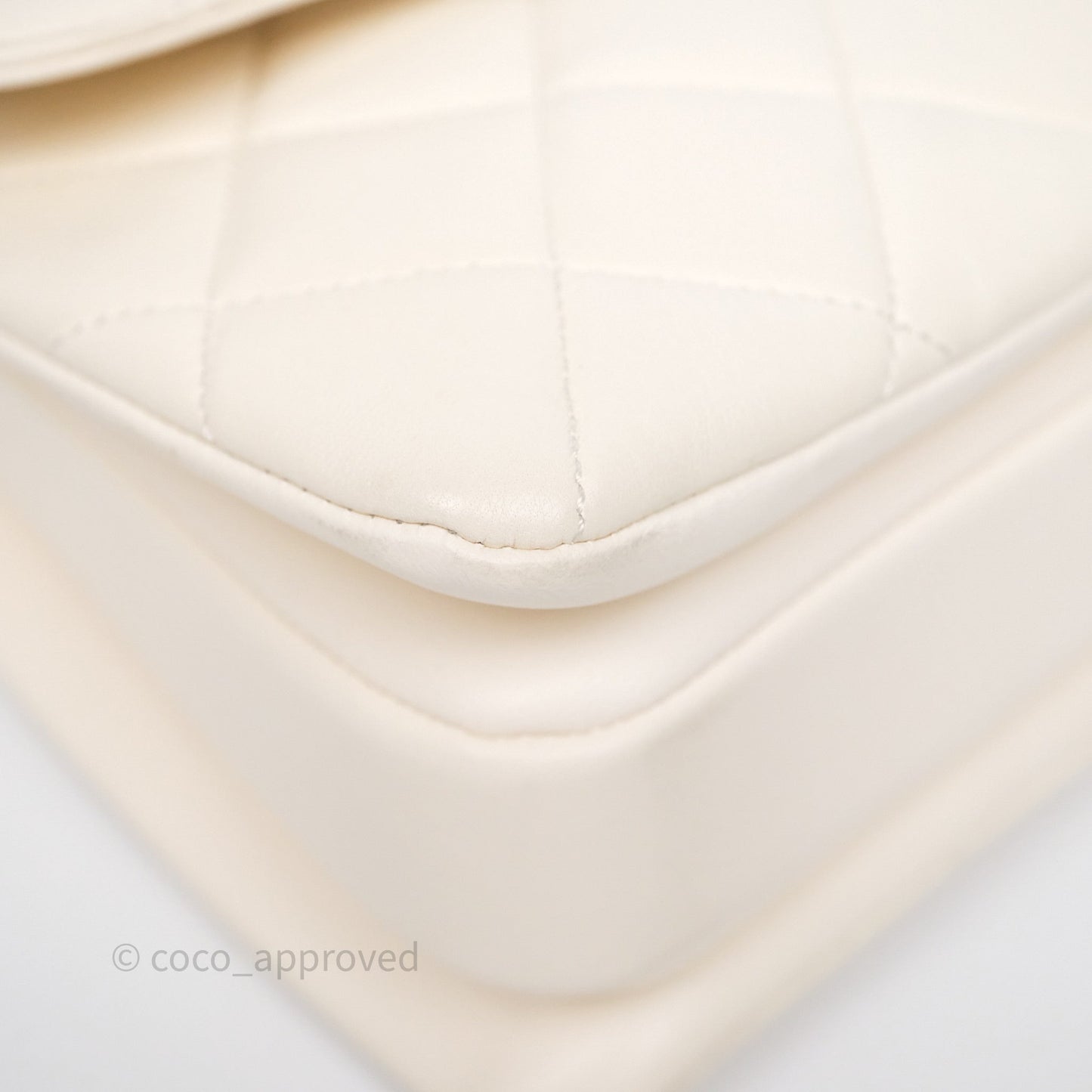 Chanel Small Trendy CC Ivory White Lambskin Rose Gold Hardware