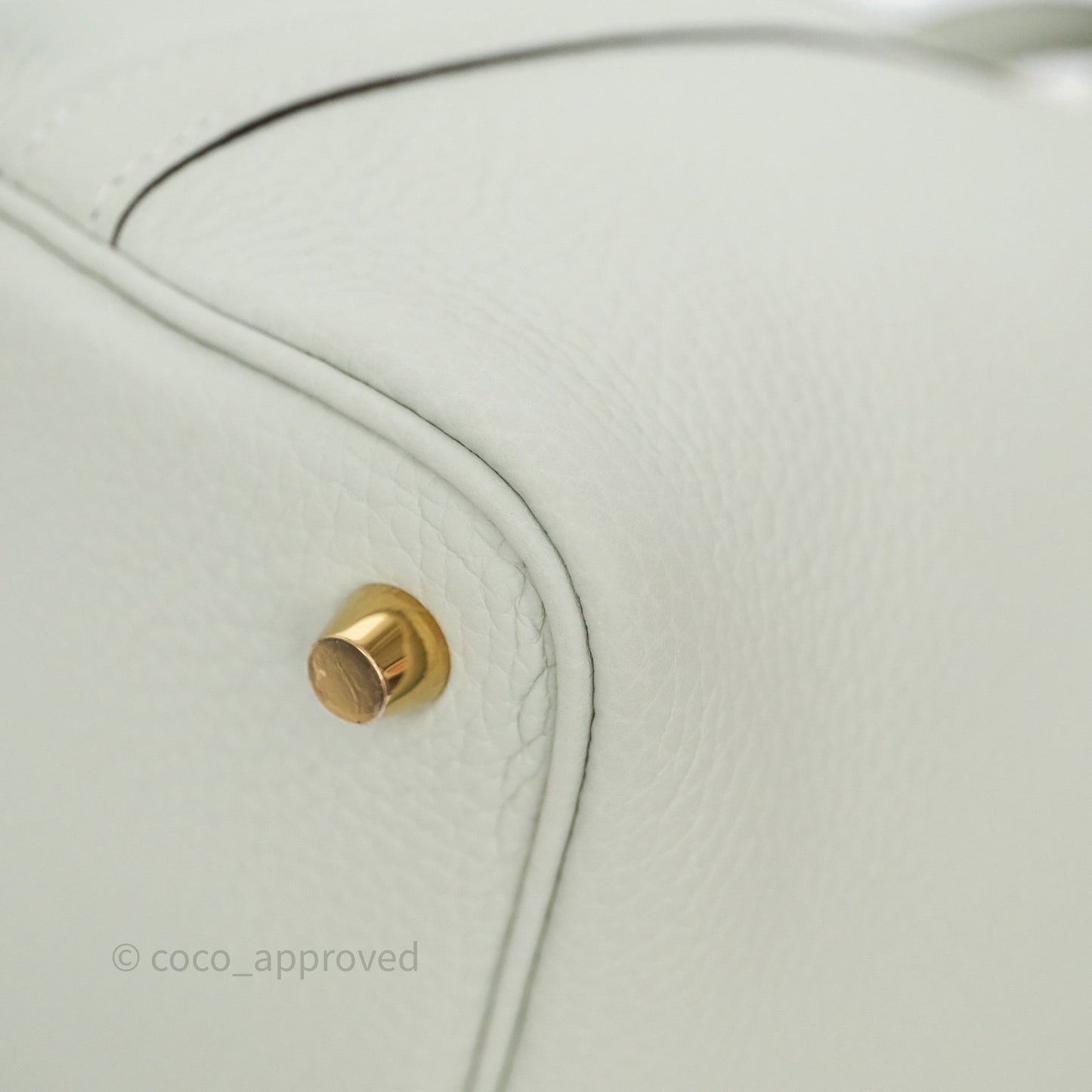 Hermès Picotin 18 Gris Neve 0W Clemence Gold Hardware
