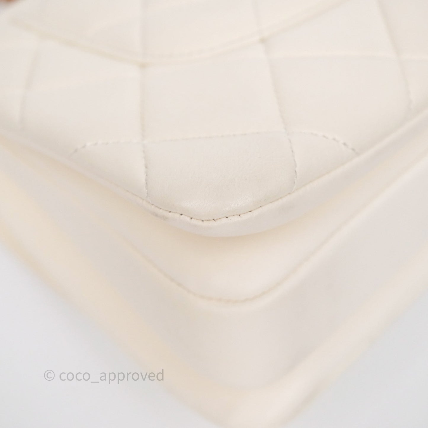 Chanel Small Trendy CC Ivory White Lambskin Rose Gold Hardware