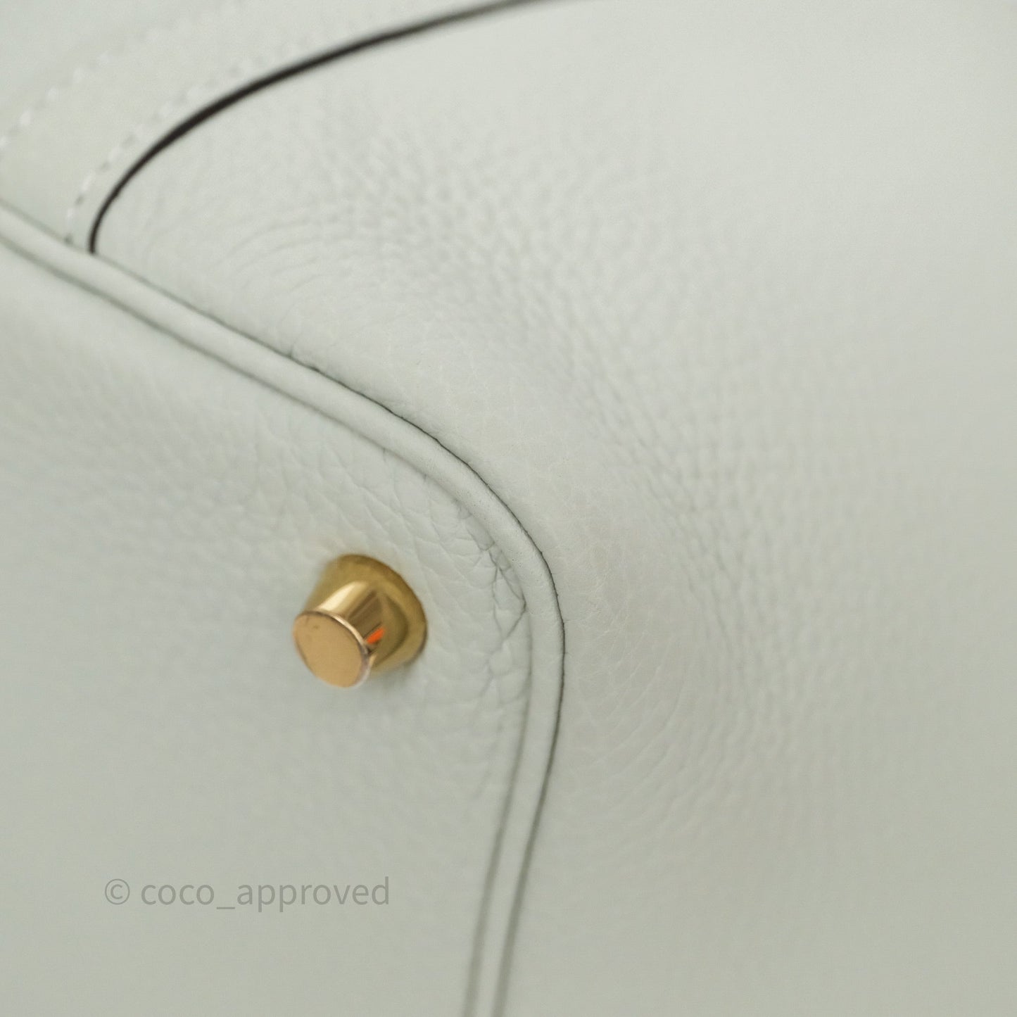 Hermès Picotin 18 Gris Neve 0W Clemence Gold Hardware