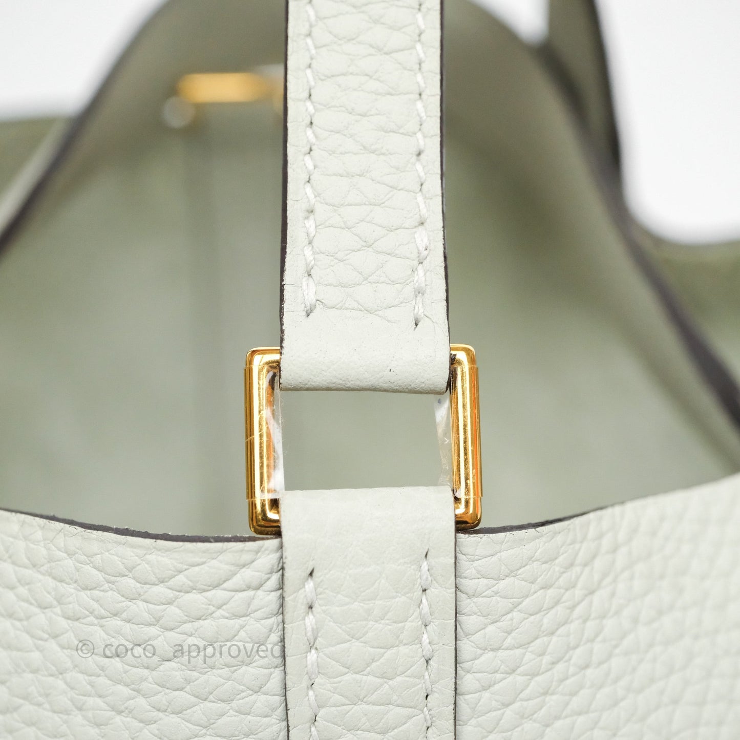 Hermès Picotin 18 Gris Neve 0W Clemence Gold Hardware
