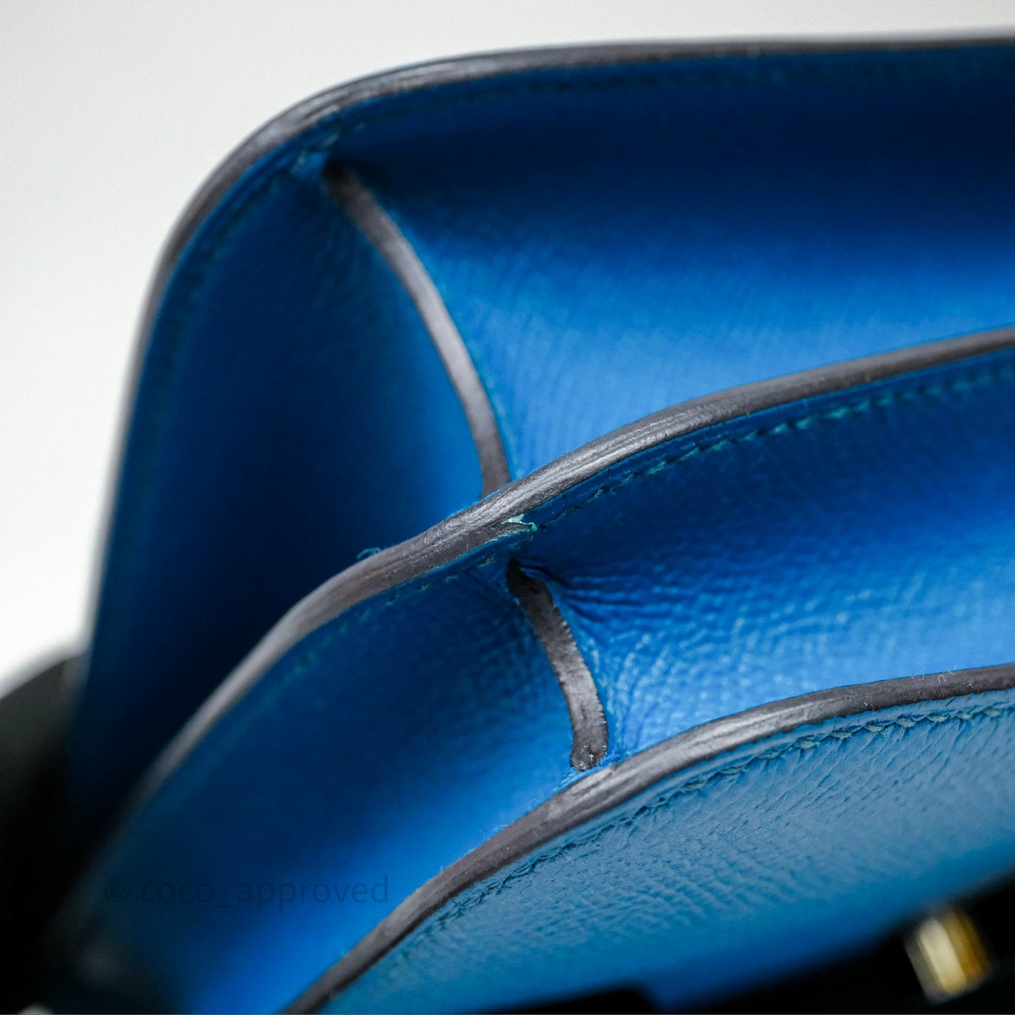 Hermès Constance 24 Bleu Epsom Palladium Hardware