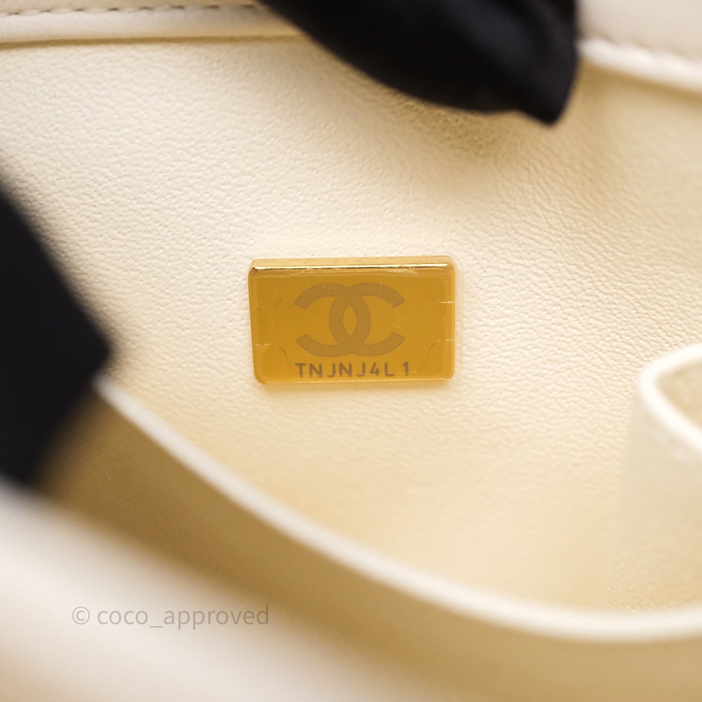 Chanel Small Trendy CC Ivory White Lambskin Rose Gold Hardware
