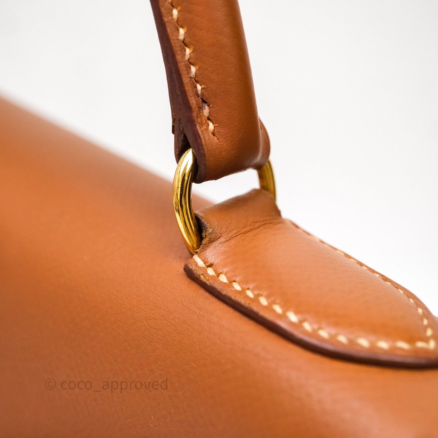 Hermès Kelly 28 Sellier Gold Courchevel Gold Hardware