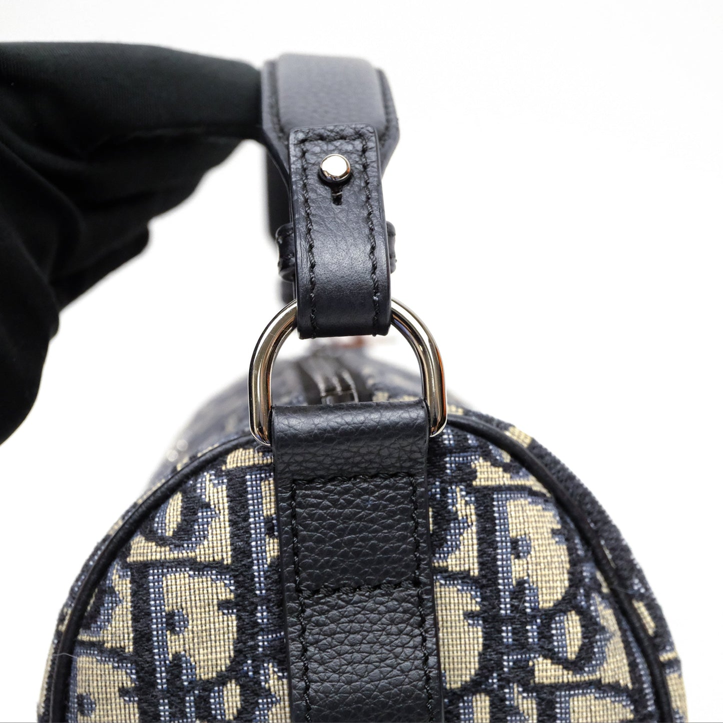 Dior Men's Mini Roller Messenger Bag Oblique Jacquard
