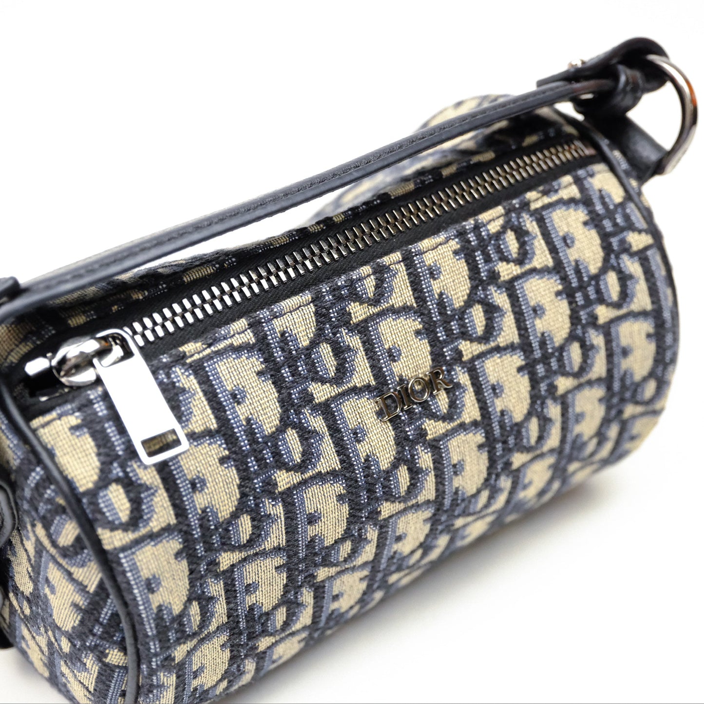 Dior Men's Mini Roller Messenger Bag Oblique Jacquard