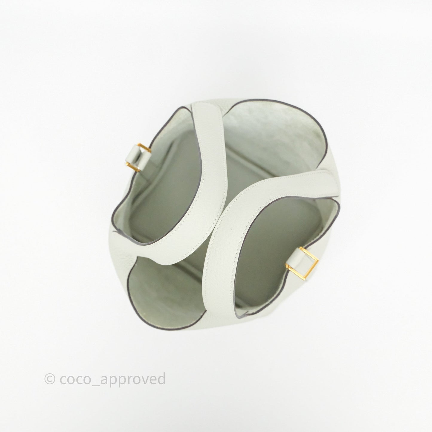 Hermès Picotin 18 Gris Neve 0W Clemence Gold Hardware
