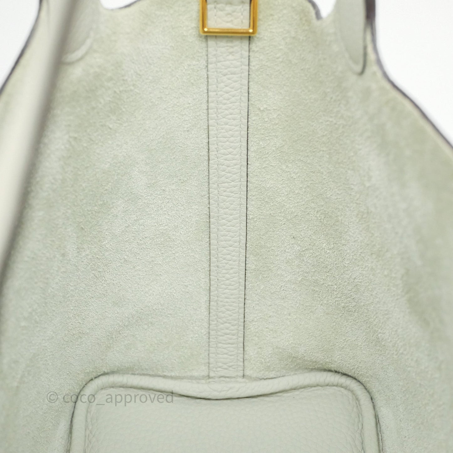 Hermès Picotin 18 Gris Neve 0W Clemence Gold Hardware
