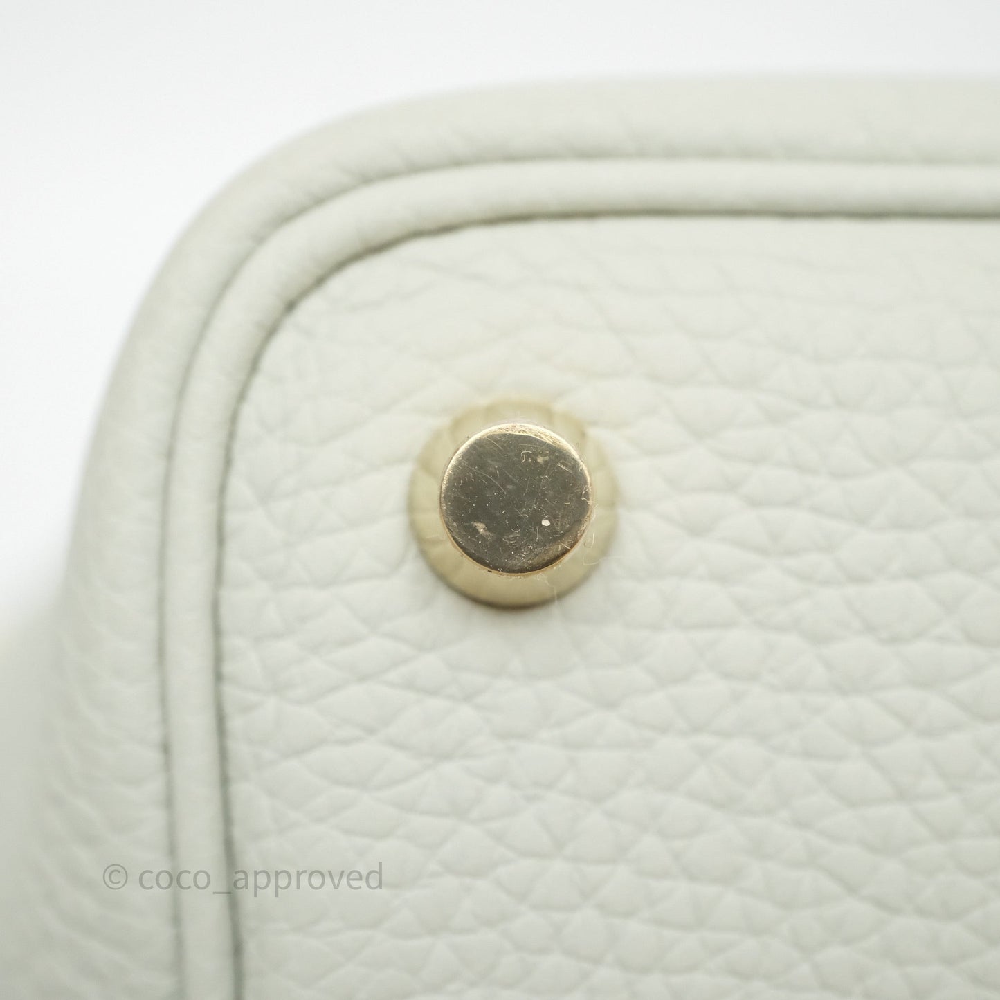 Hermès Picotin 18 Gris Neve 0W Clemence Gold Hardware