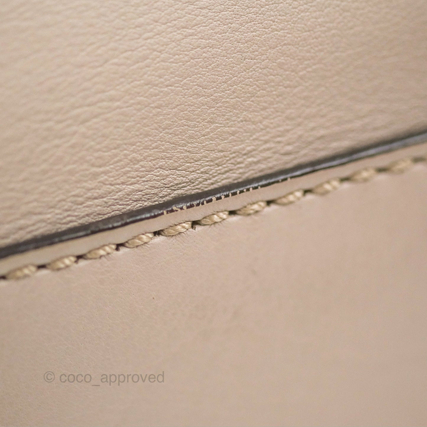 Fendi Peekaboo Medium Light Taupe Gold Hardware