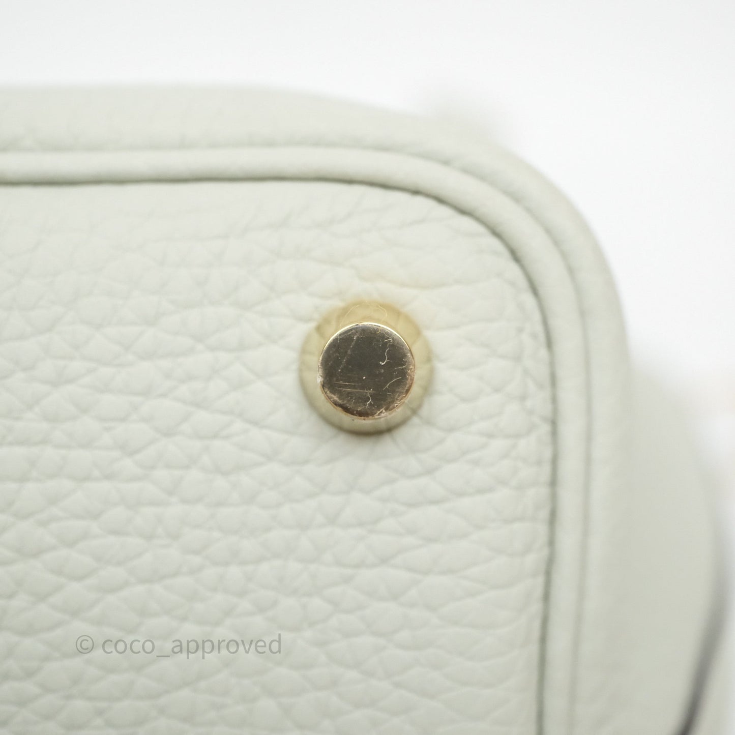 Hermès Picotin 18 Gris Neve 0W Clemence Gold Hardware