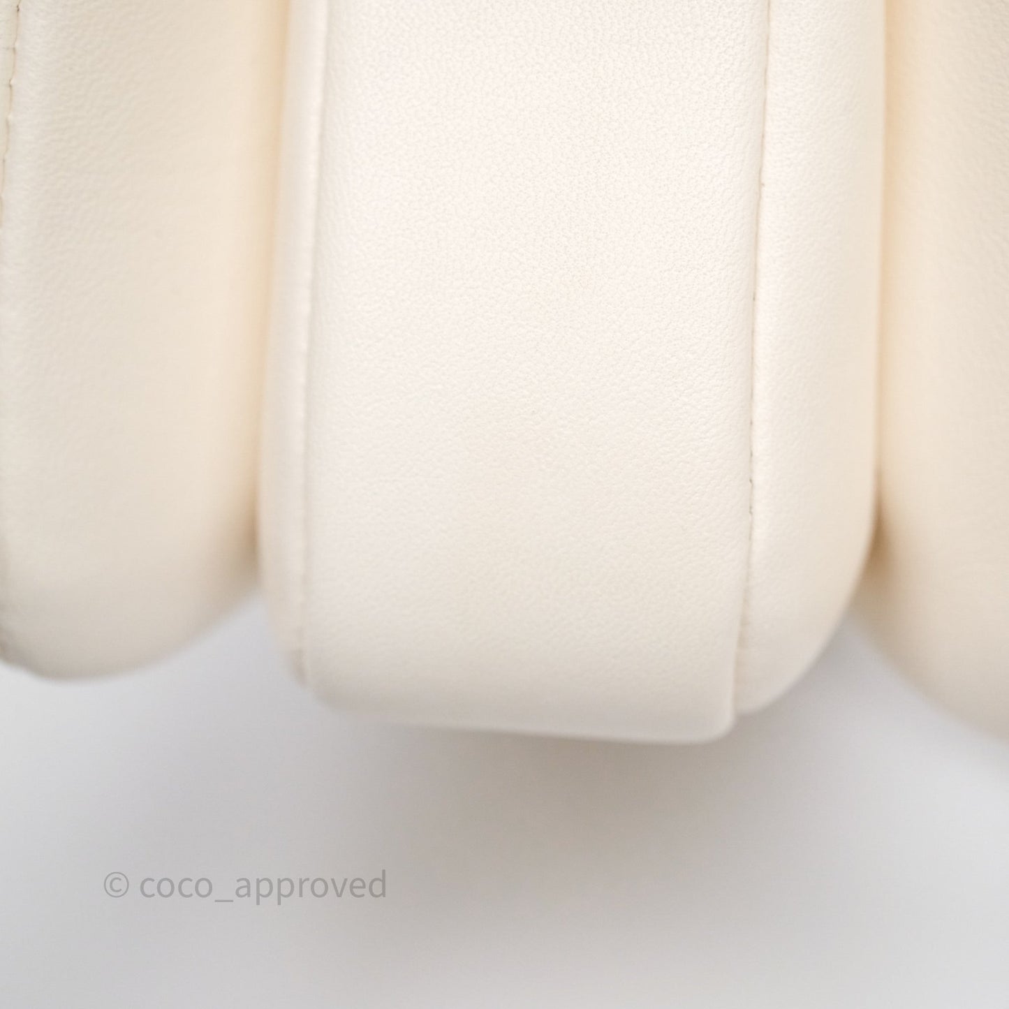 Chanel Small Trendy CC Ivory White Lambskin Rose Gold Hardware