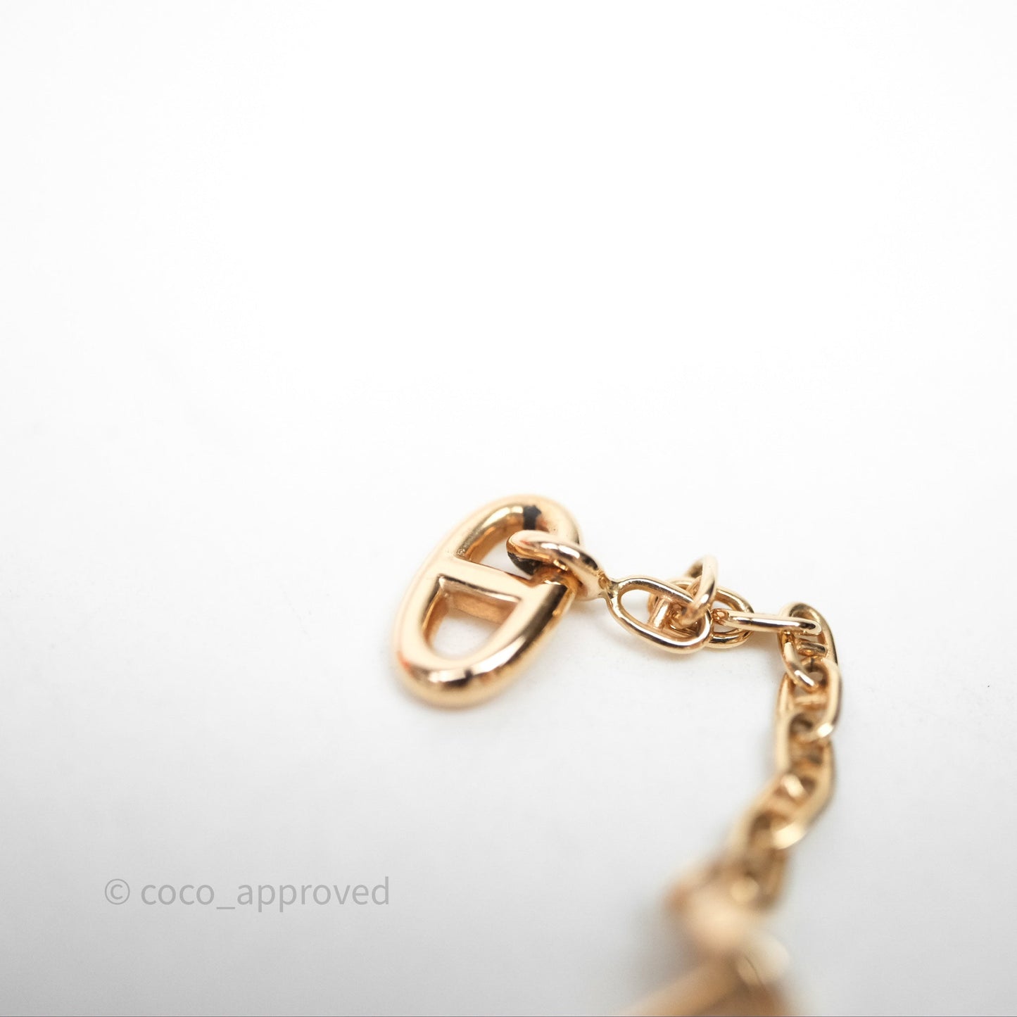Hermès Farandole Drop Earrings 18K Rose Gold Diamond TPM