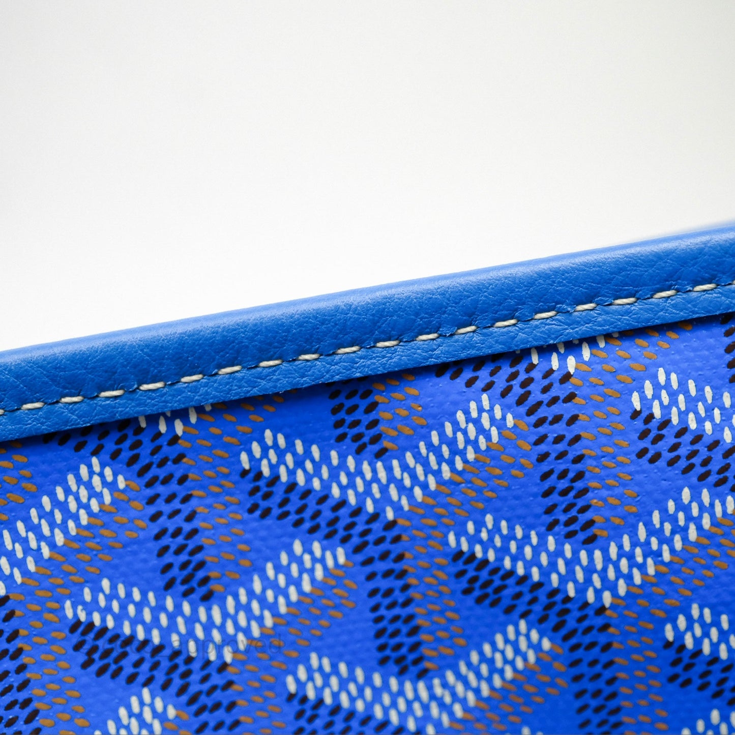 Goyard Anjou Mini Bag Goyardine Canvas Blue
