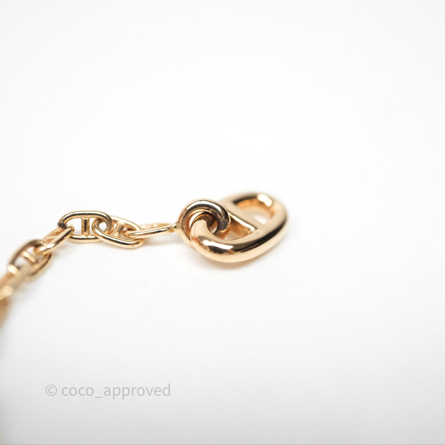 Hermès Farandole Drop Earrings 18K Rose Gold Diamond TPM