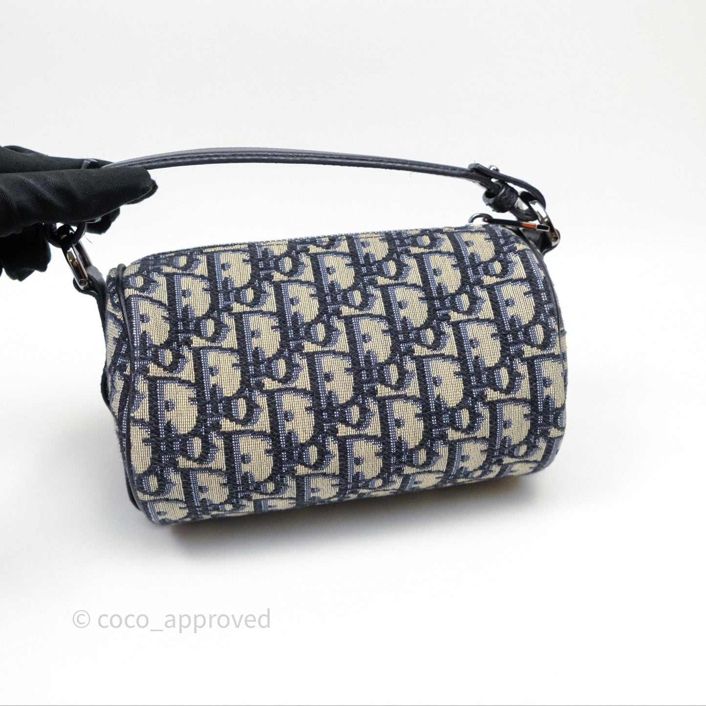 Dior Men's Mini Roller Messenger Bag Oblique Jacquard