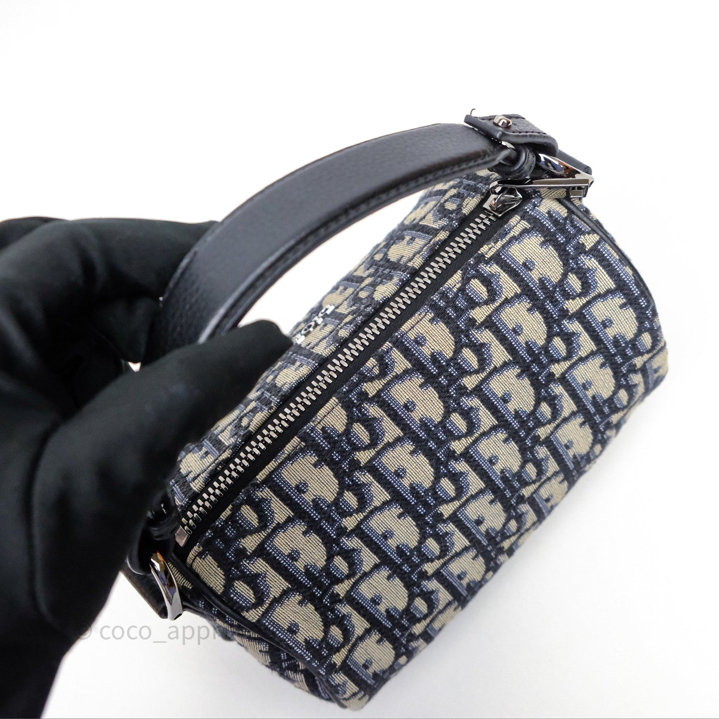 Dior Men's Mini Roller Messenger Bag Oblique Jacquard