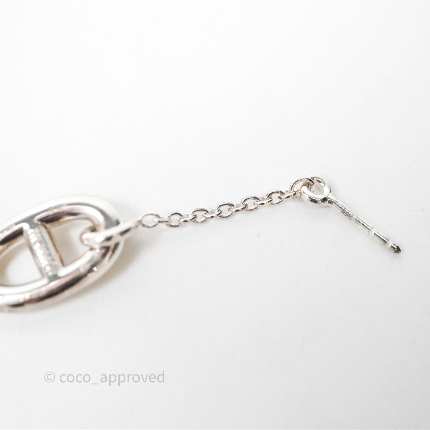 Hermès Farandole Drop Earrings Sterling Silver