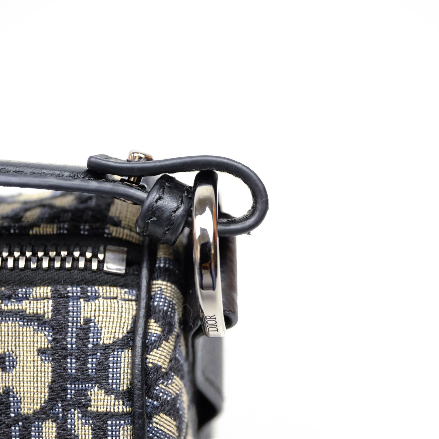 Dior Men's Mini Roller Messenger Bag Oblique Jacquard