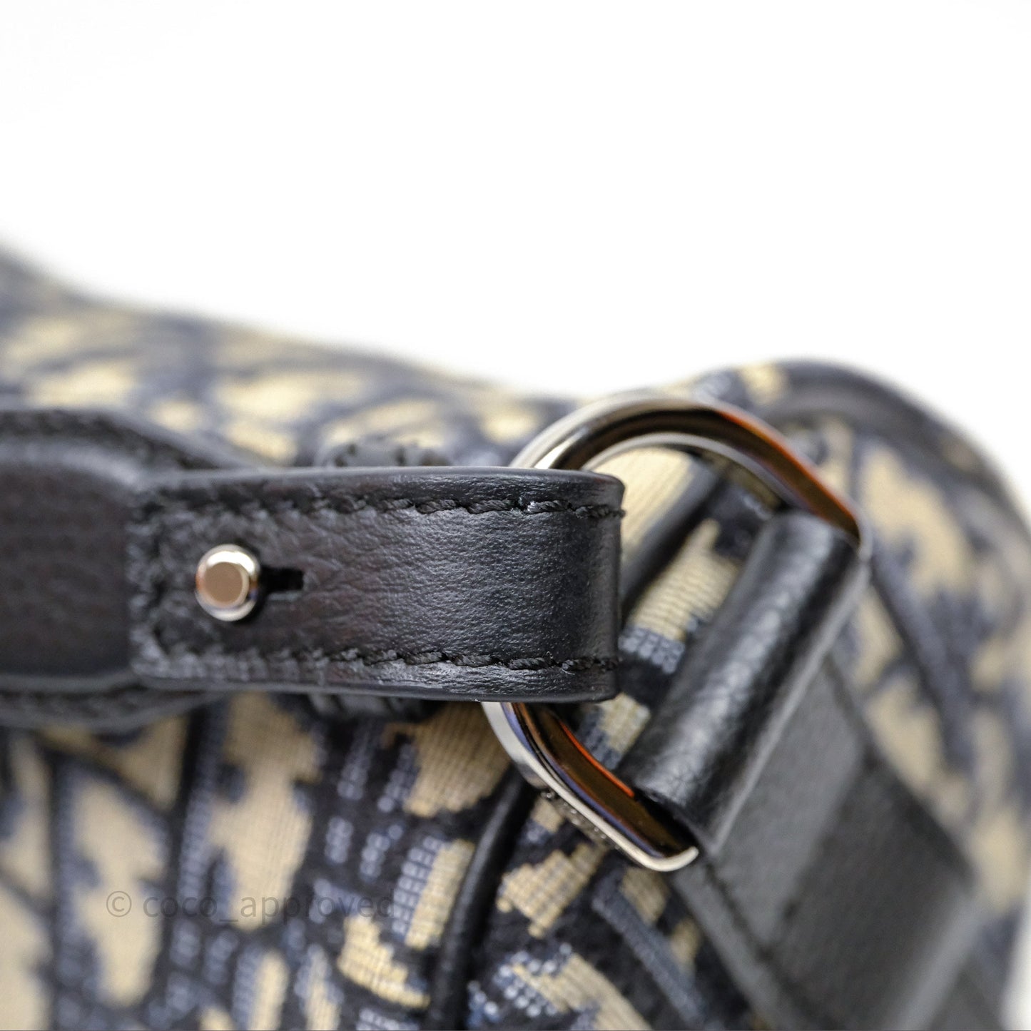 Dior Men's Mini Roller Messenger Bag Oblique Jacquard