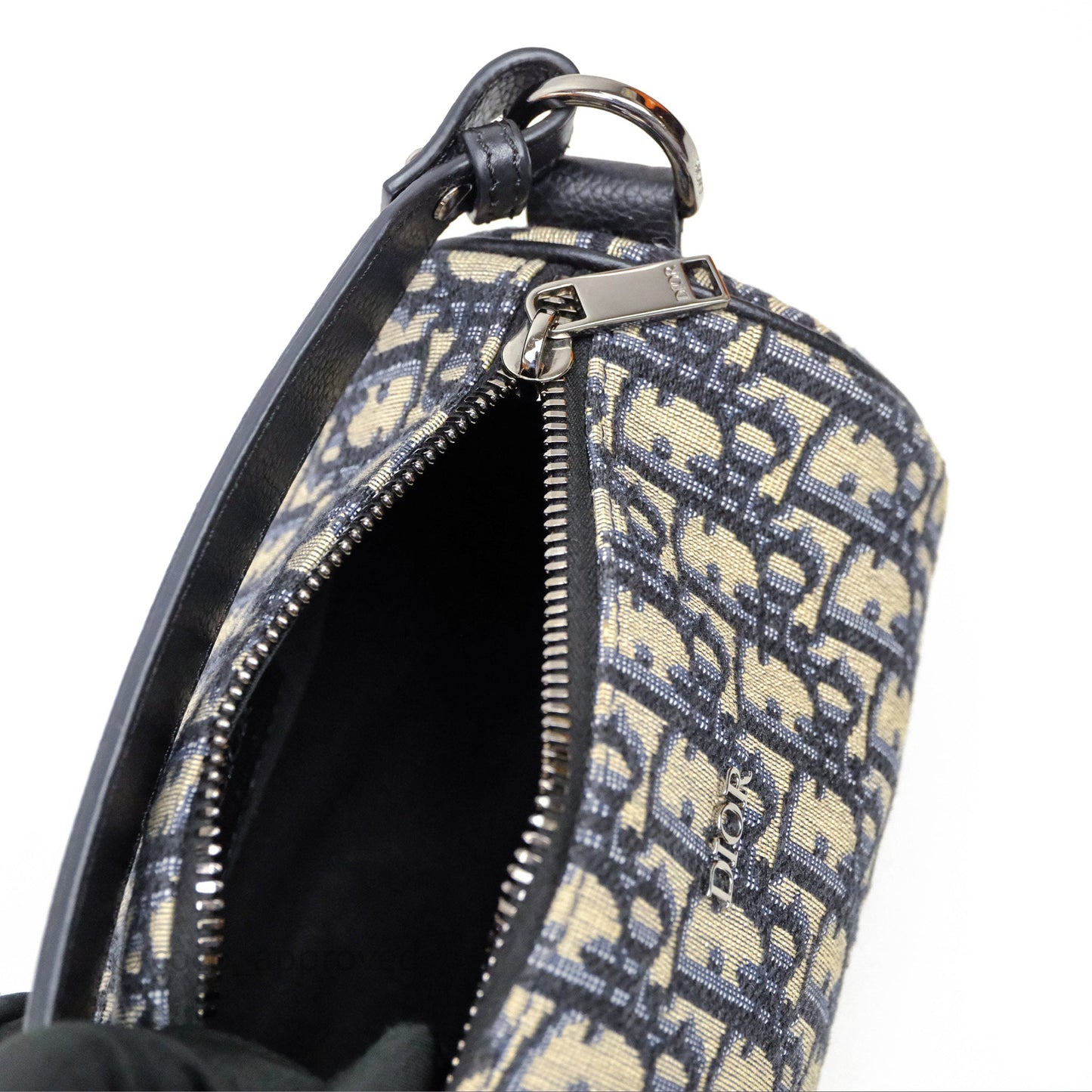 Dior Men's Mini Roller Messenger Bag Oblique Jacquard