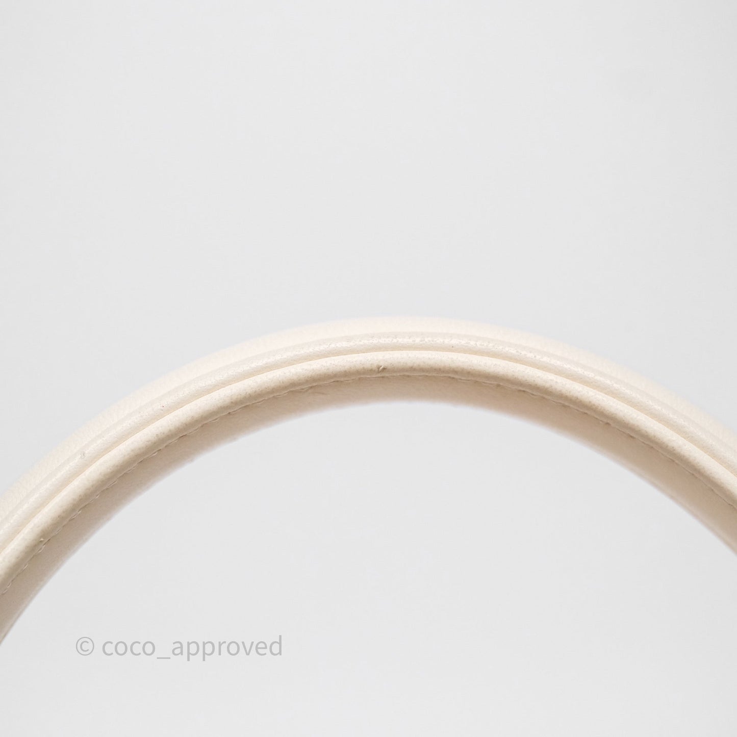 Chanel Small Trendy CC Ivory White Lambskin Rose Gold Hardware