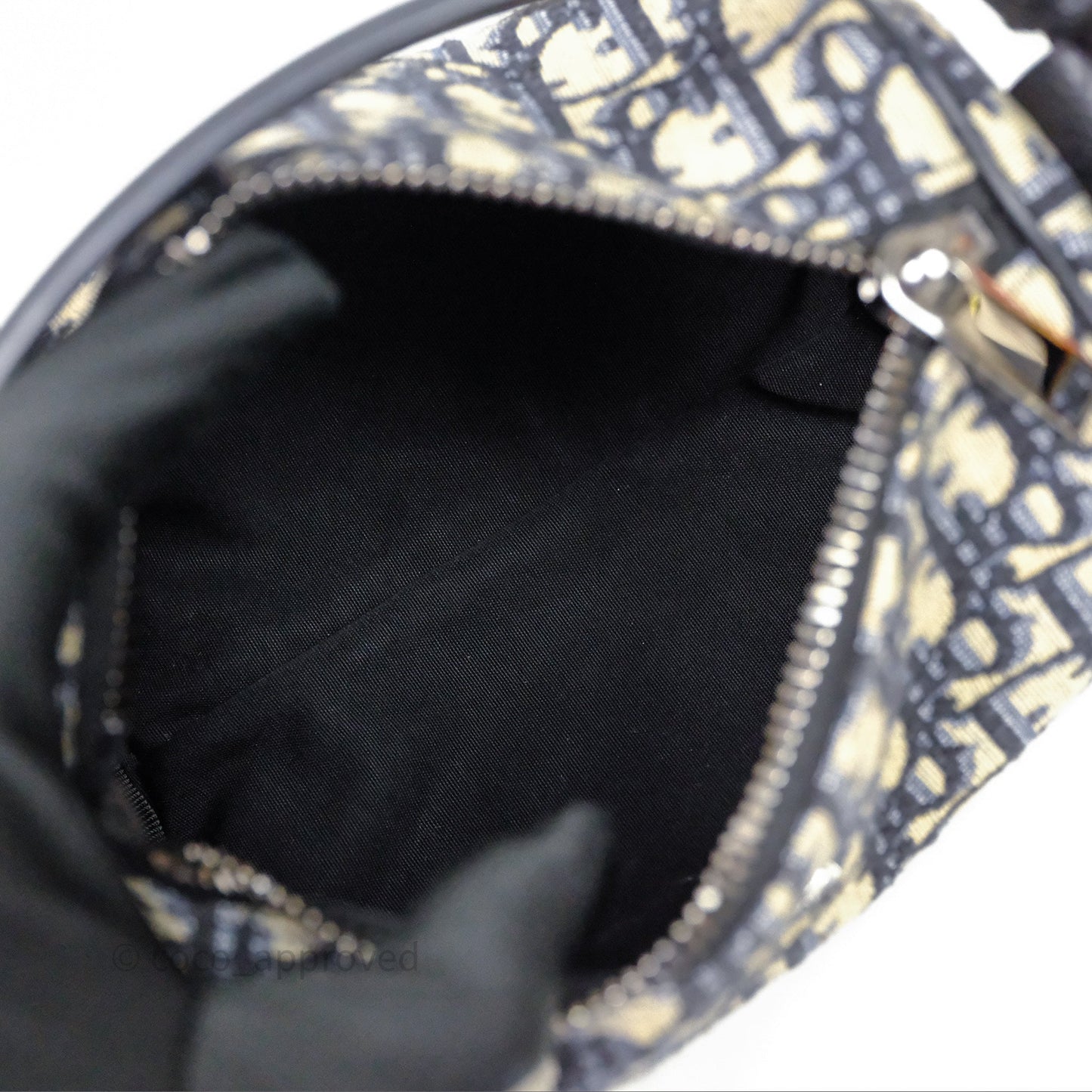 Dior Men's Mini Roller Messenger Bag Oblique Jacquard