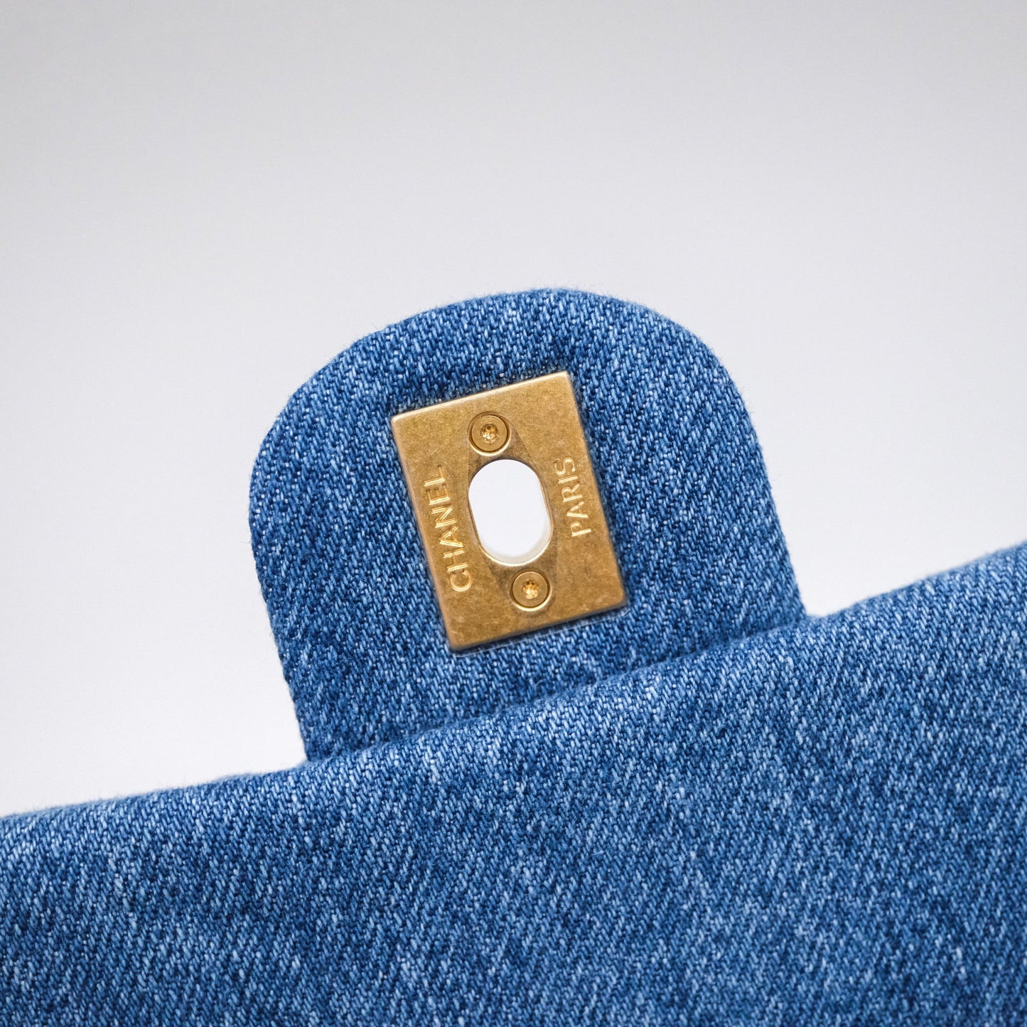 Chanel Quilted Small Denim Mood Flap Blue Multicolor