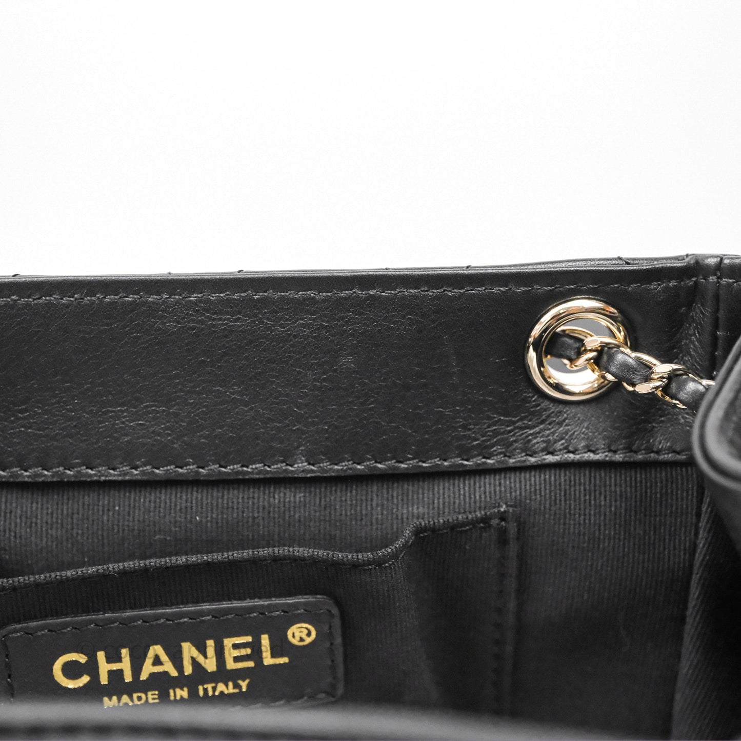 Chanel Quilted Large Duma Drawstring Backpack Black Calfskin