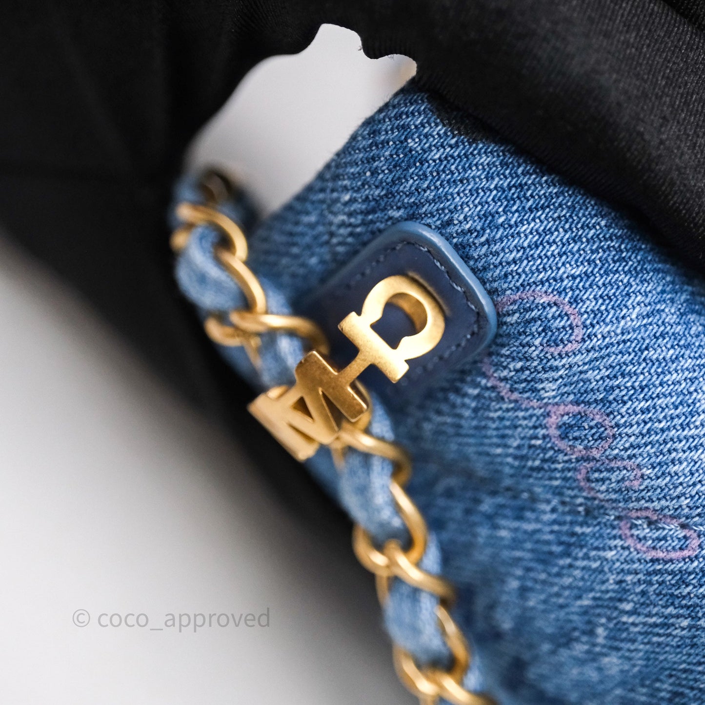 Chanel Quilted Small Denim Mood Flap Blue Multicolor
