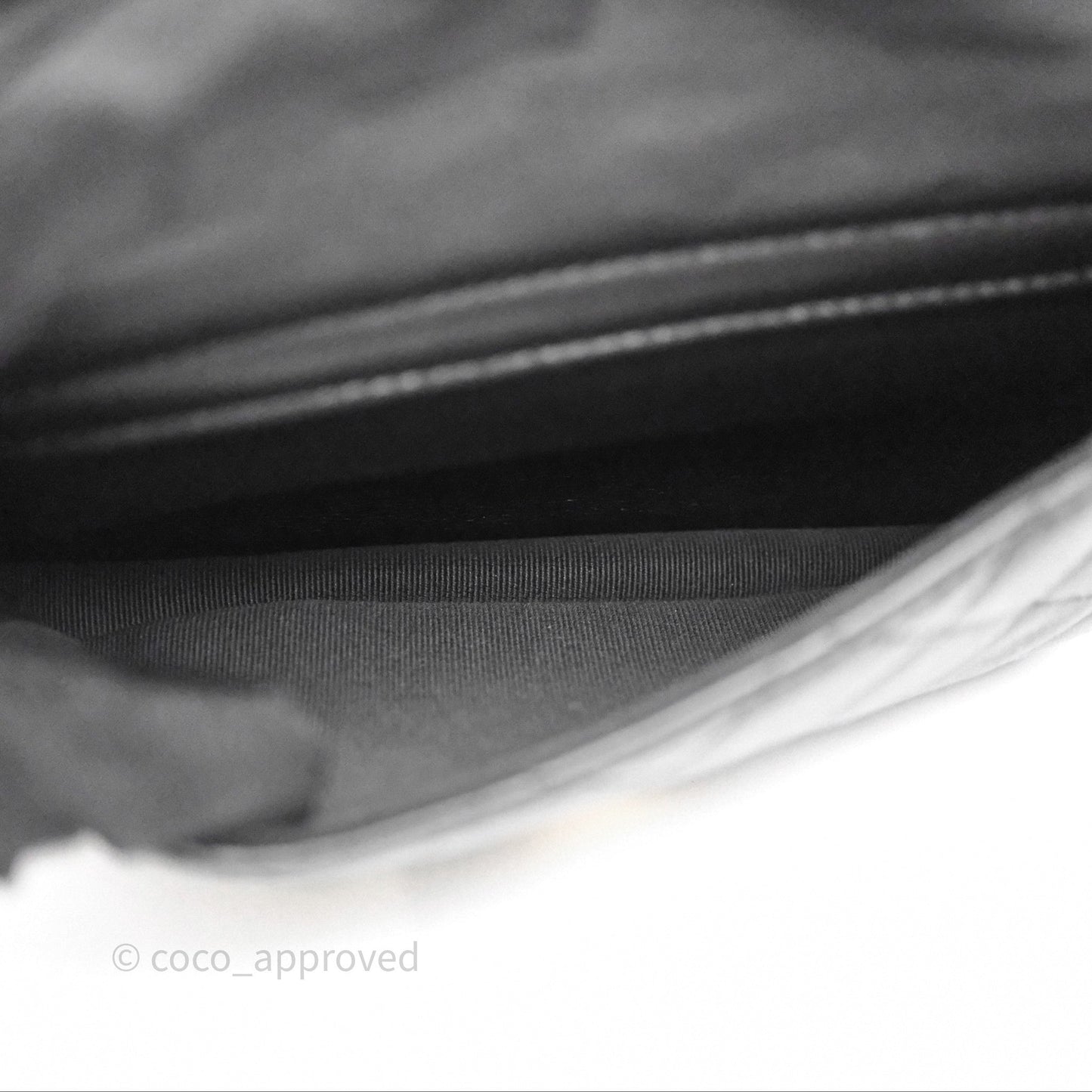 Chanel Quilted Large Duma Drawstring Backpack Black Calfskin