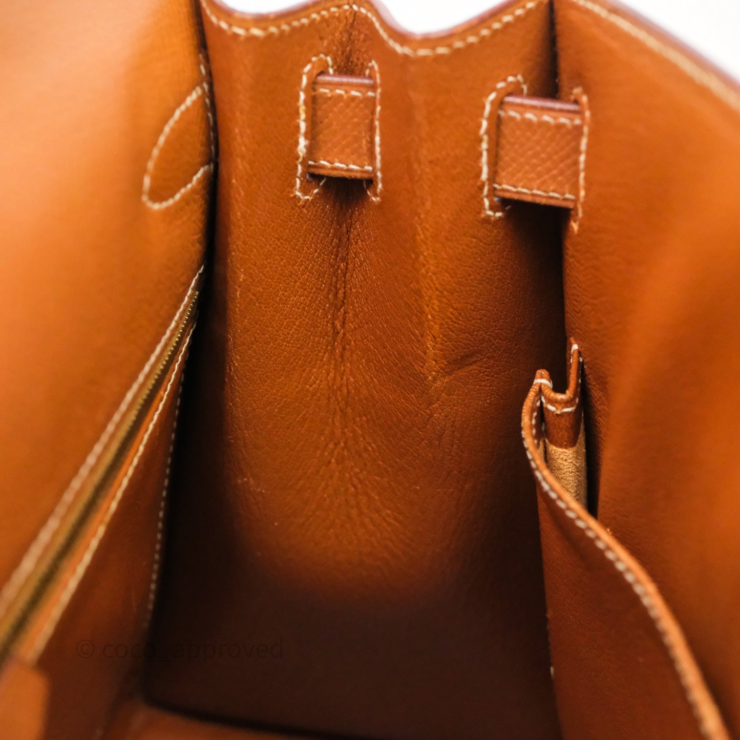 Hermès Kelly 28 Sellier Gold Courchevel Gold Hardware