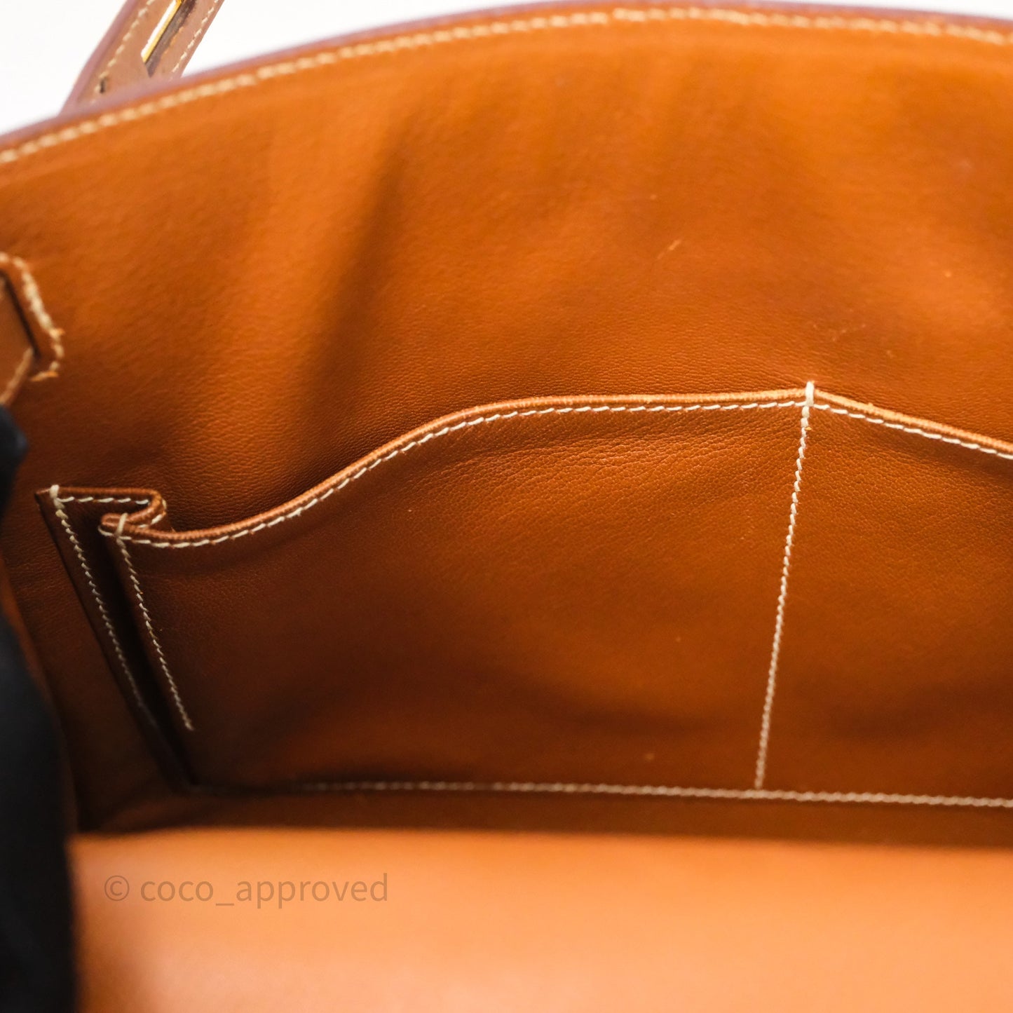 Hermès Kelly 28 Sellier Gold Courchevel Gold Hardware
