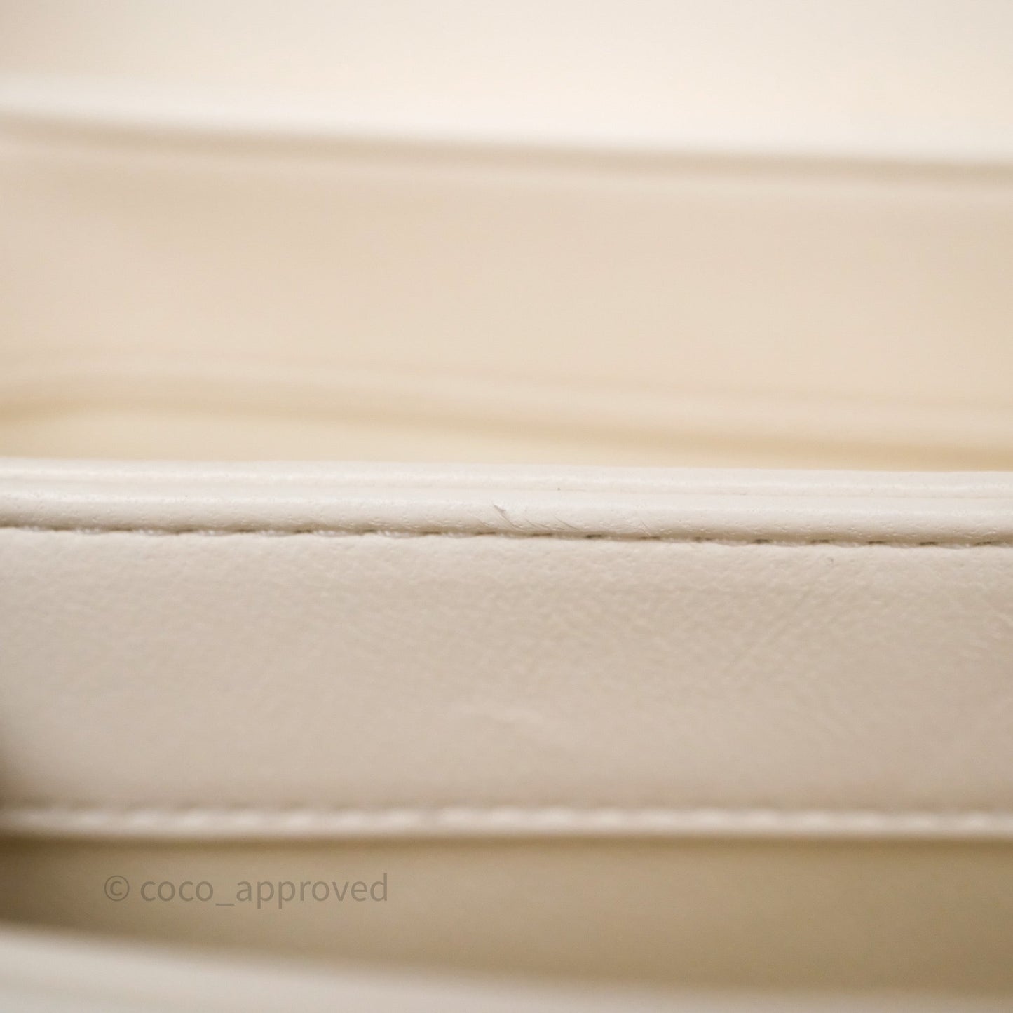 Chanel Small Trendy CC Ivory White Lambskin Rose Gold Hardware