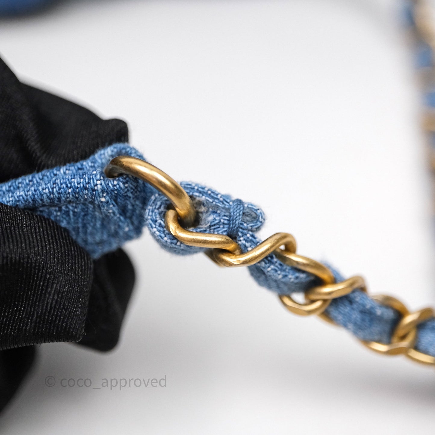 Chanel Quilted Small Denim Mood Flap Blue Multicolor