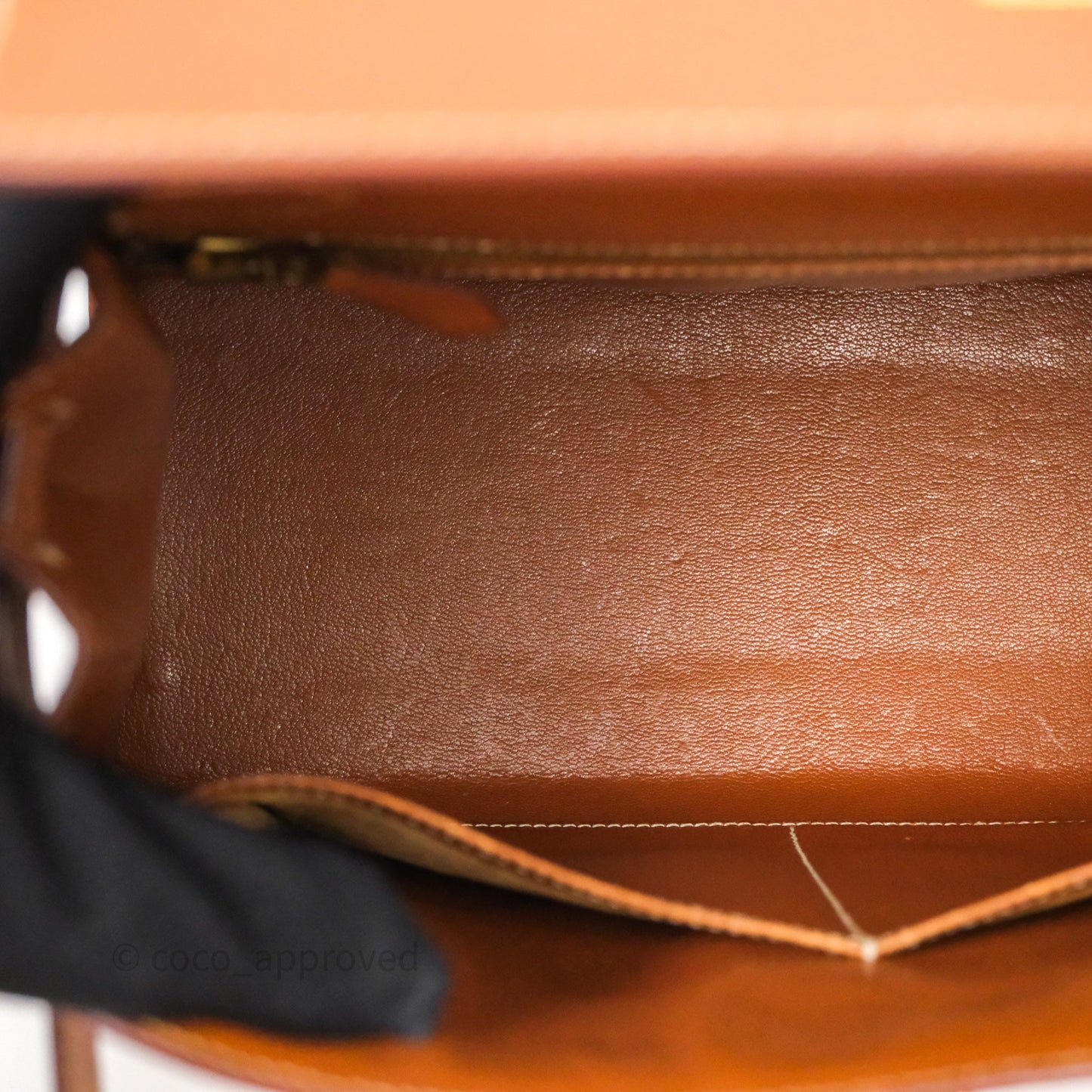 Hermès Kelly 28 Sellier Gold Courchevel Gold Hardware