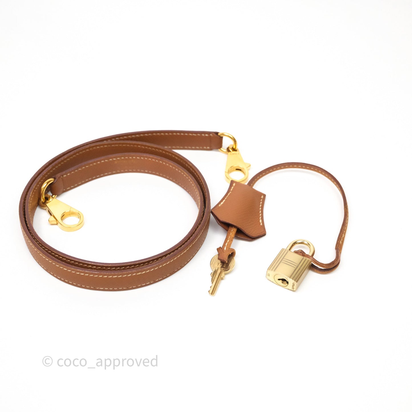 Hermès Kelly 28 Sellier Gold Courchevel Gold Hardware