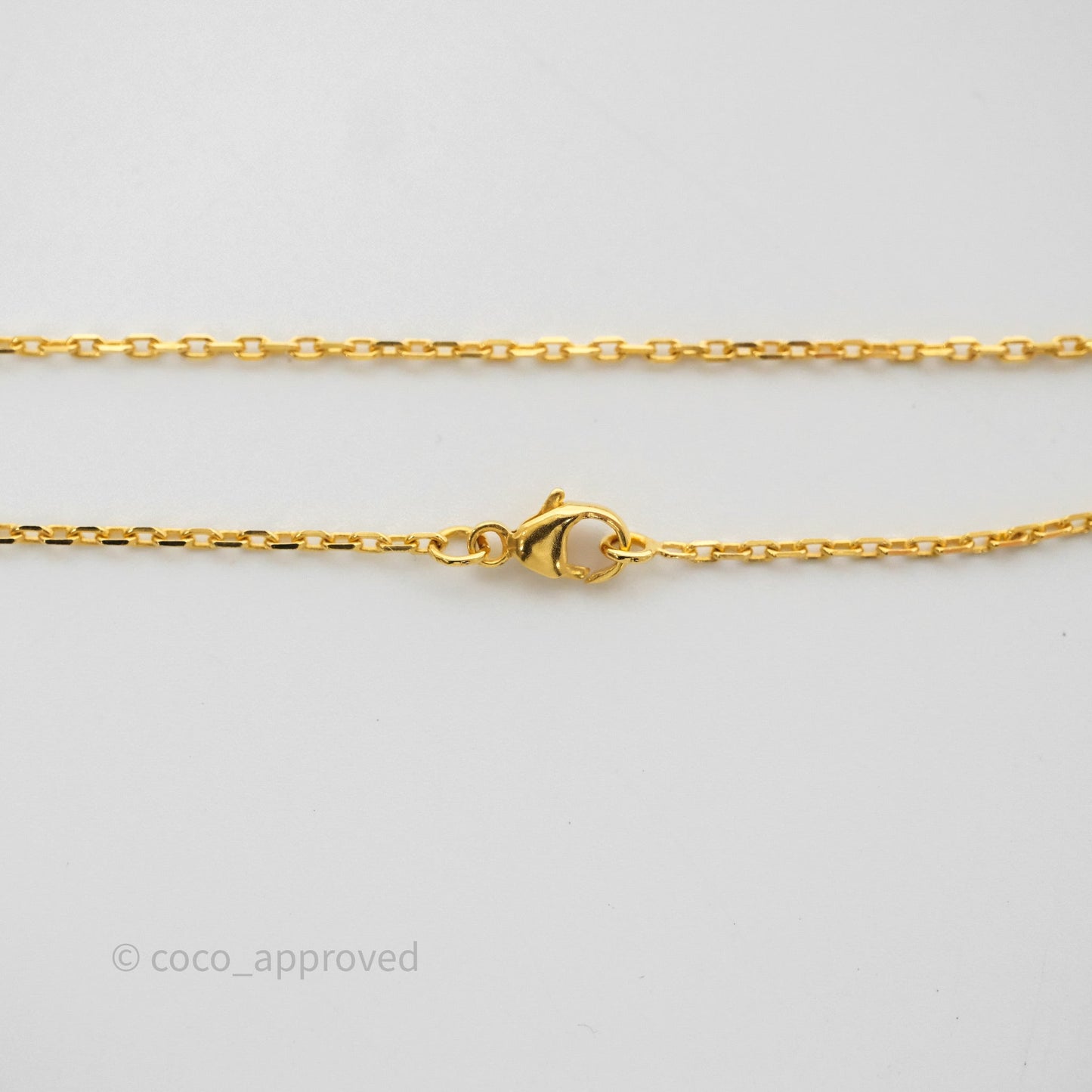 Hermès Mini Pop H Pendant Necklace Blanc 01 Gold Hardware