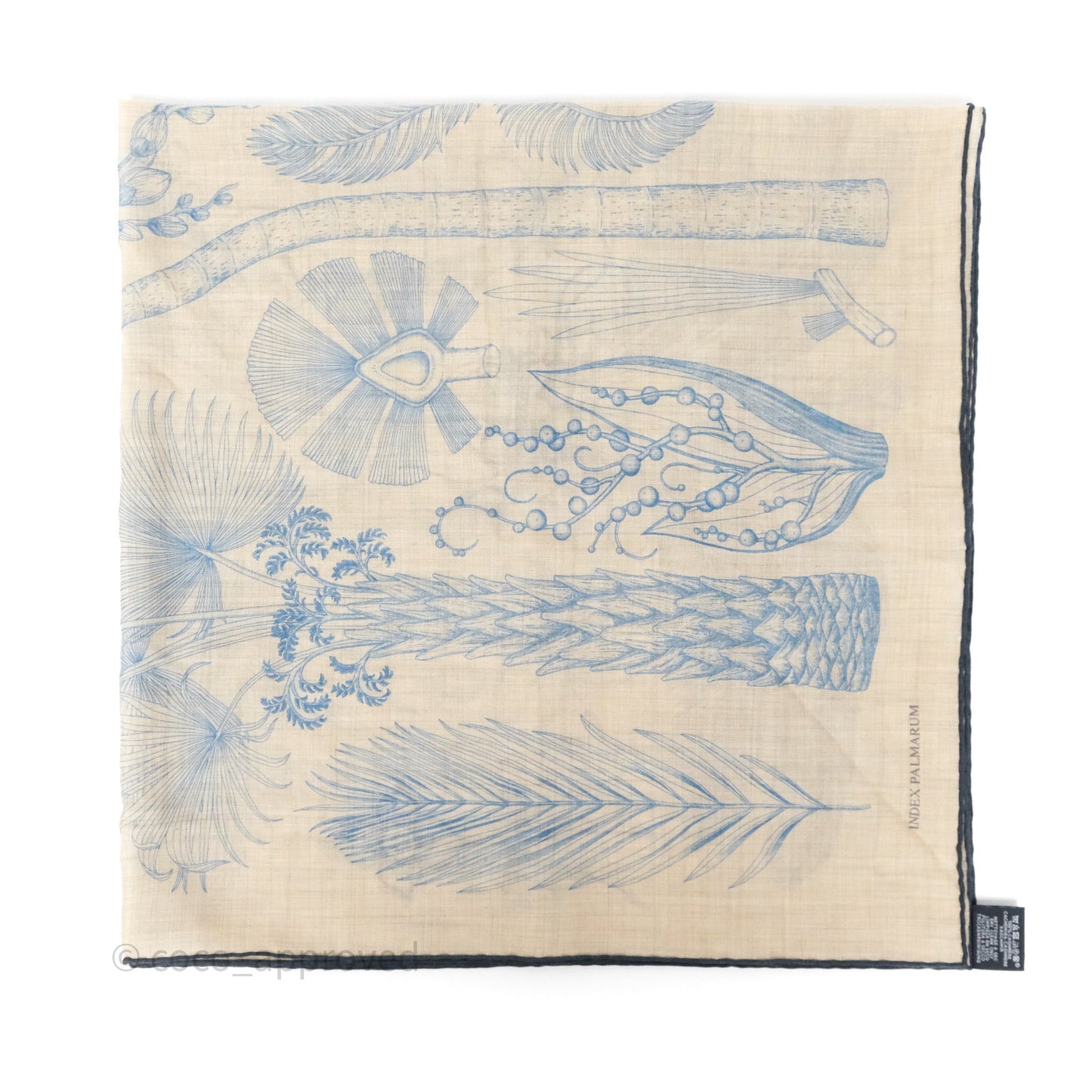 Hermès Index Palmarum Light Scarf 90