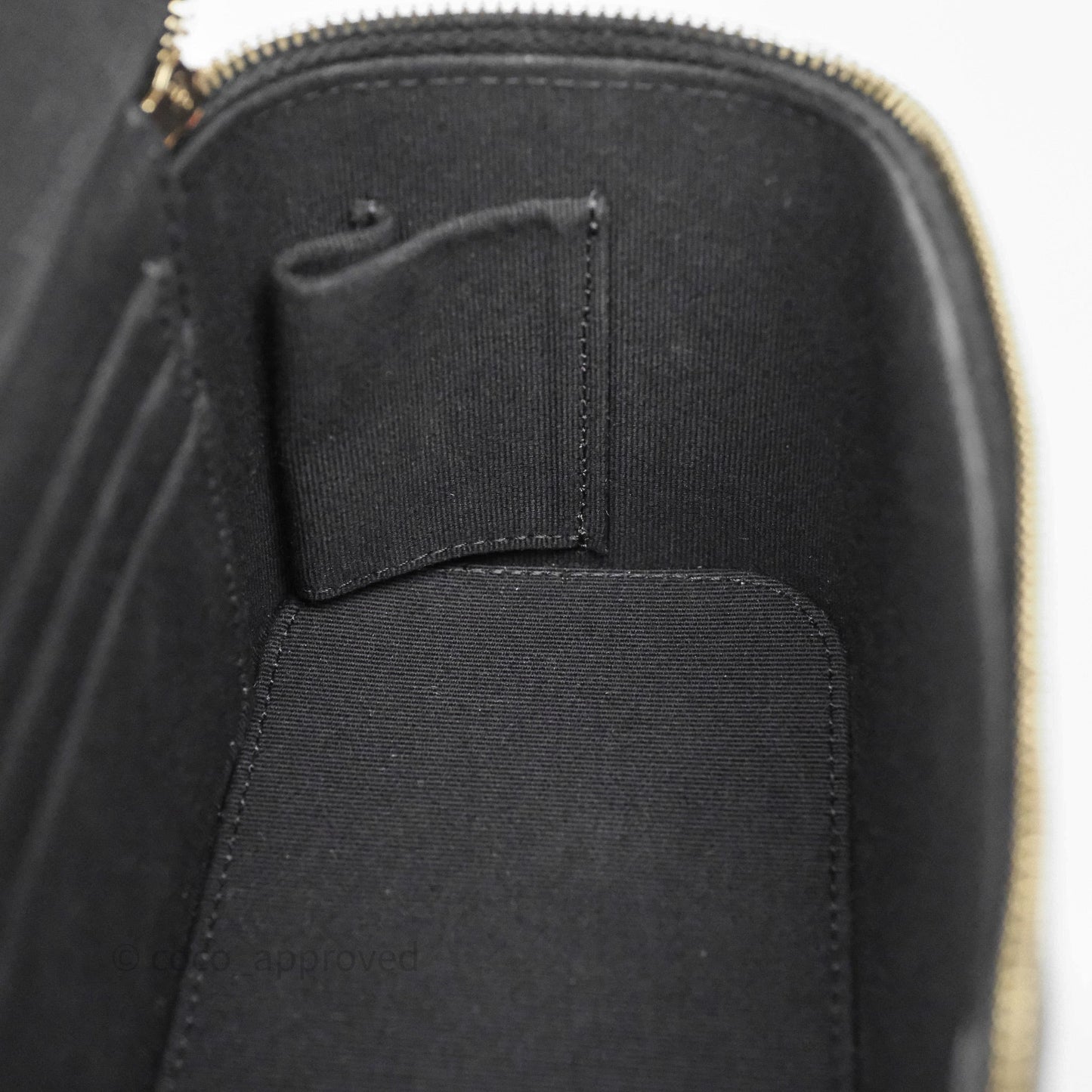 Chanel Vanity Rectangular Top Handle Black Lambskin Gold Hardware