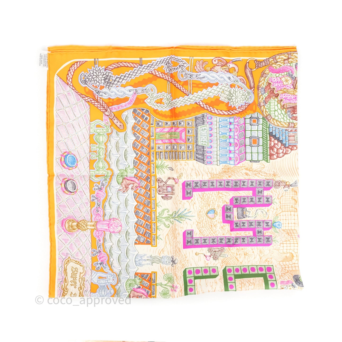 Hermès Super Silk Quest Scarf 90