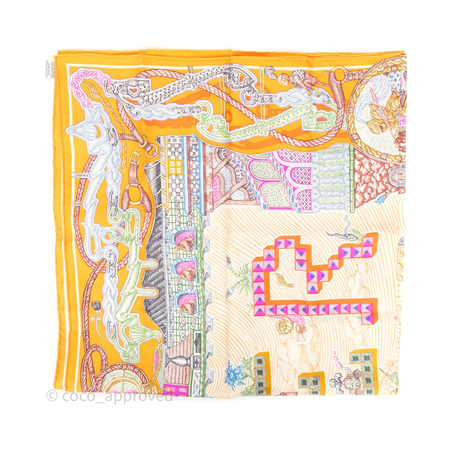 Hermès Super Silk Quest Scarf 90