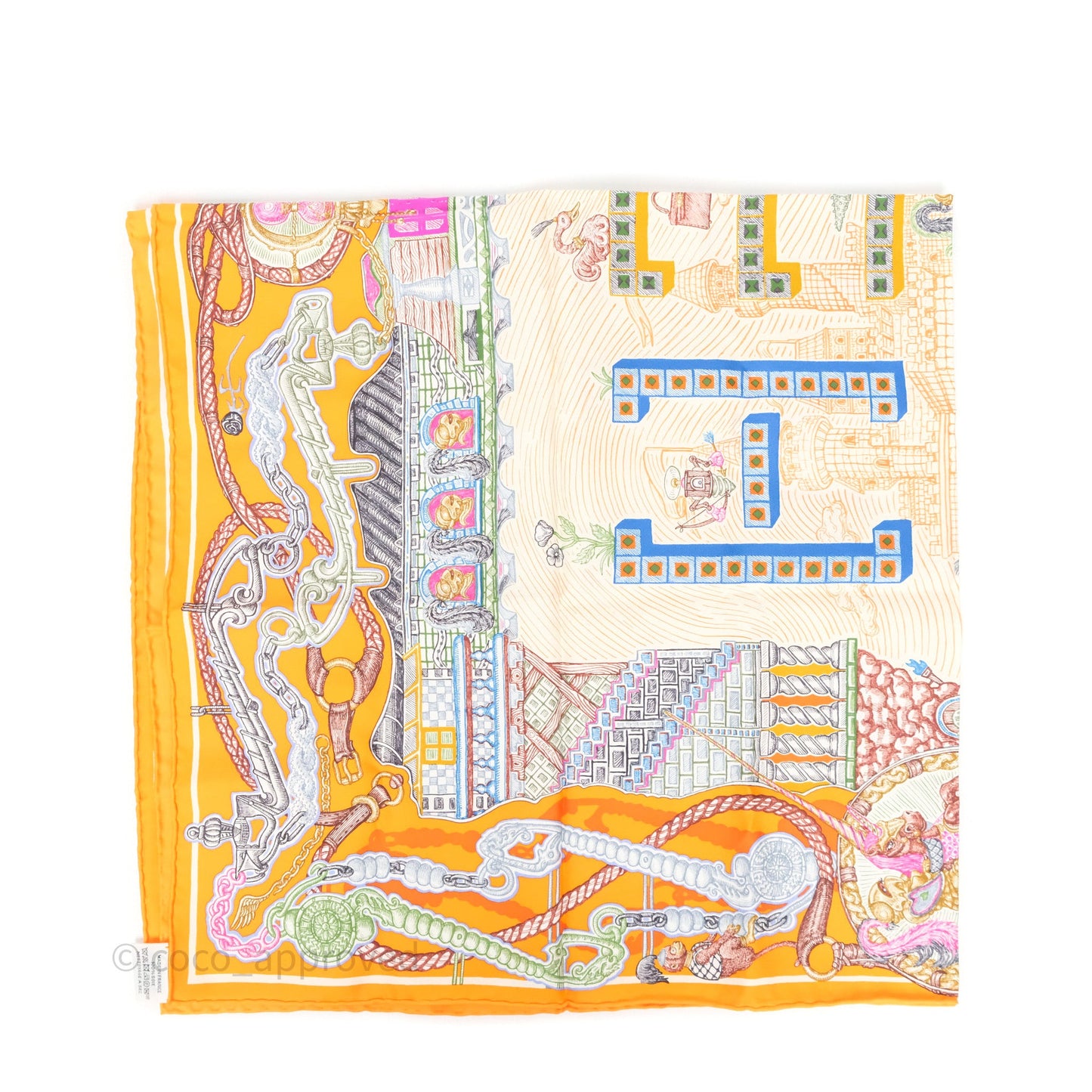 Hermès Super Silk Quest Scarf 90