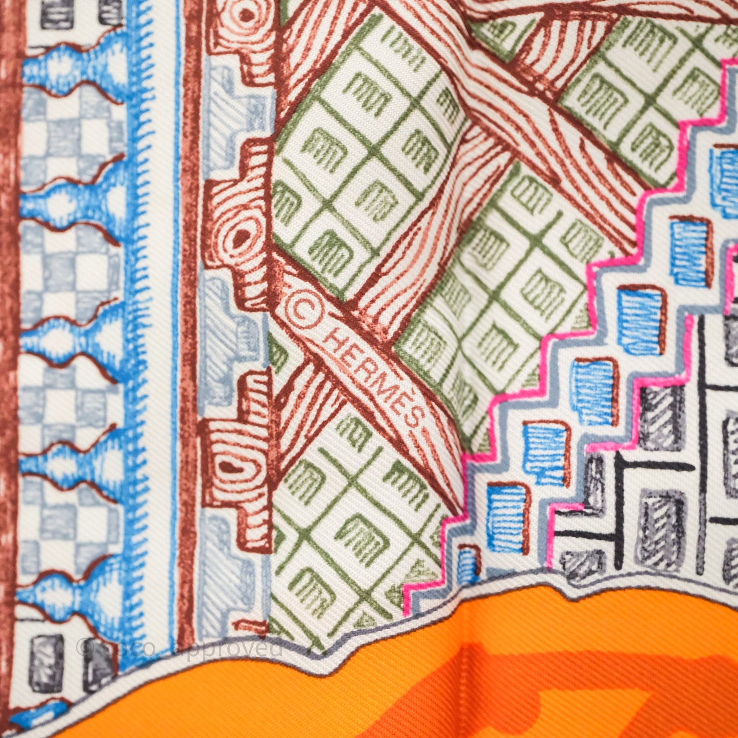 Hermès Super Silk Quest Scarf 90