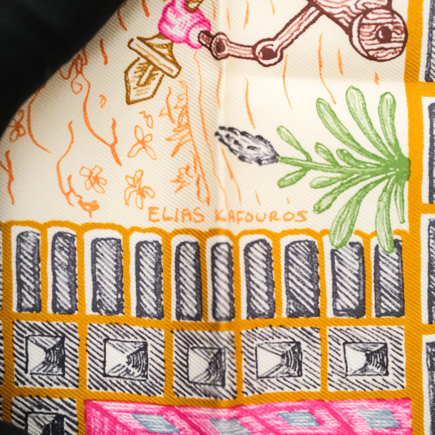 Hermès Super Silk Quest Scarf 90