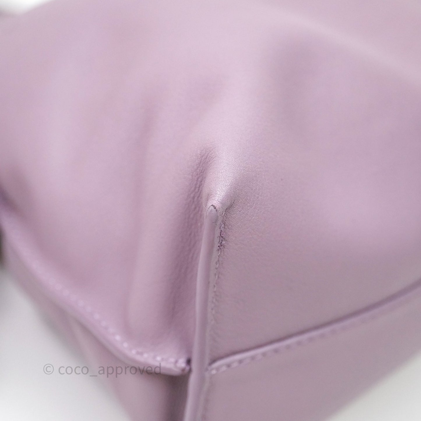 Loewe Medium Flamenco Clutch Bag Purple Calfskin