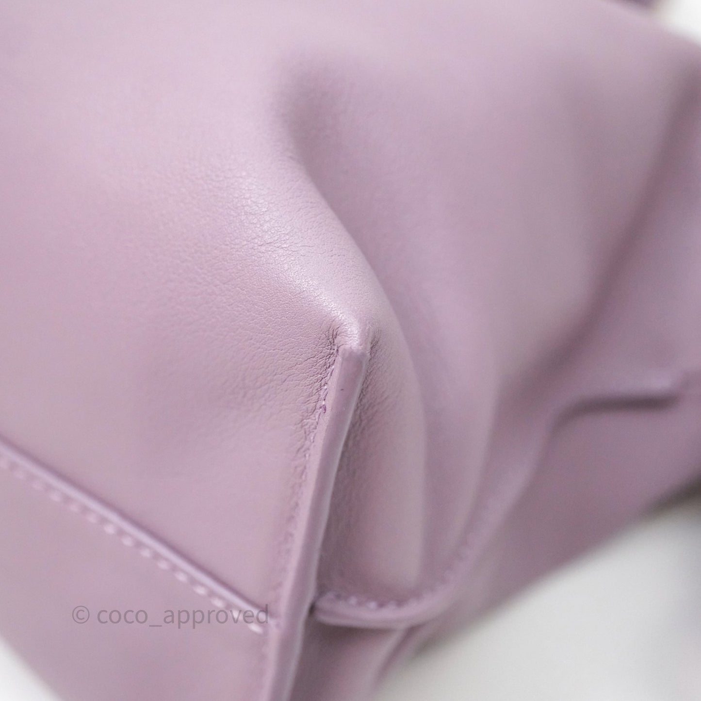 Loewe Medium Flamenco Clutch Bag Purple Calfskin