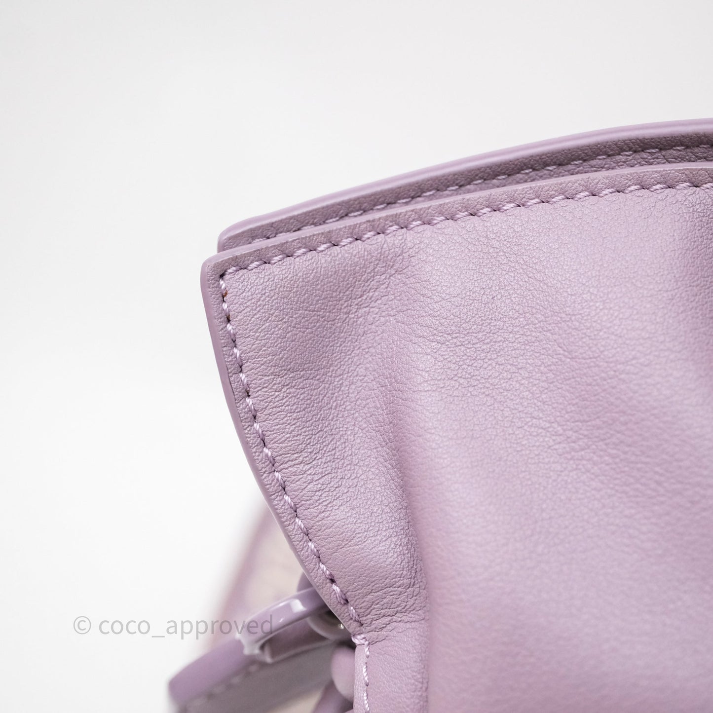 Loewe Medium Flamenco Clutch Bag Purple Calfskin